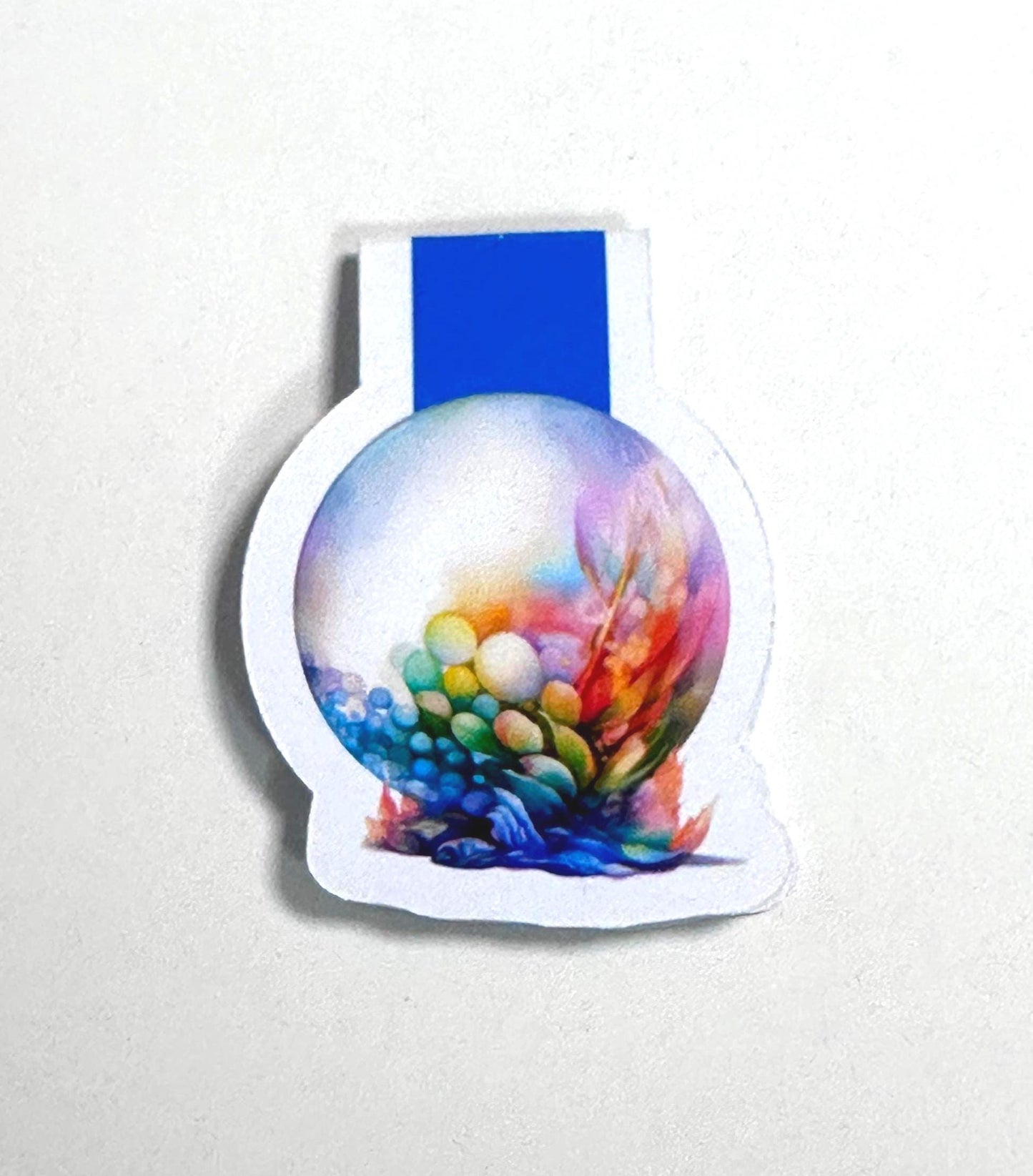 Under The Sea Bubble Bookmark, magnetic bookmark