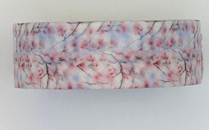Cherry Blossom Washi Tape, 15mm Decorative Paper Tape
