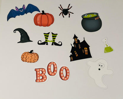 Spooky Season Sticker Sheet, Matt vinyl sticker sheet