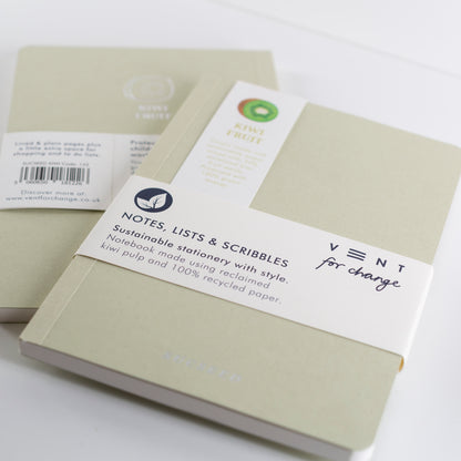 Recycled Paper Notebook, Succeed, VENT for Change