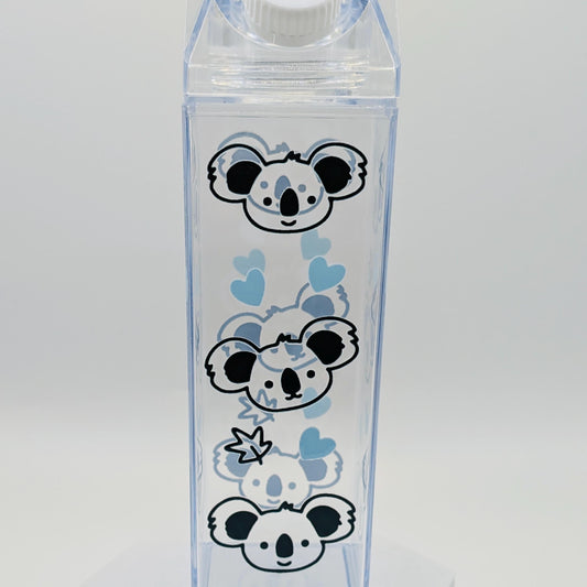 Koala Milk Carton Water Bottle - BPA-Free, 500ml