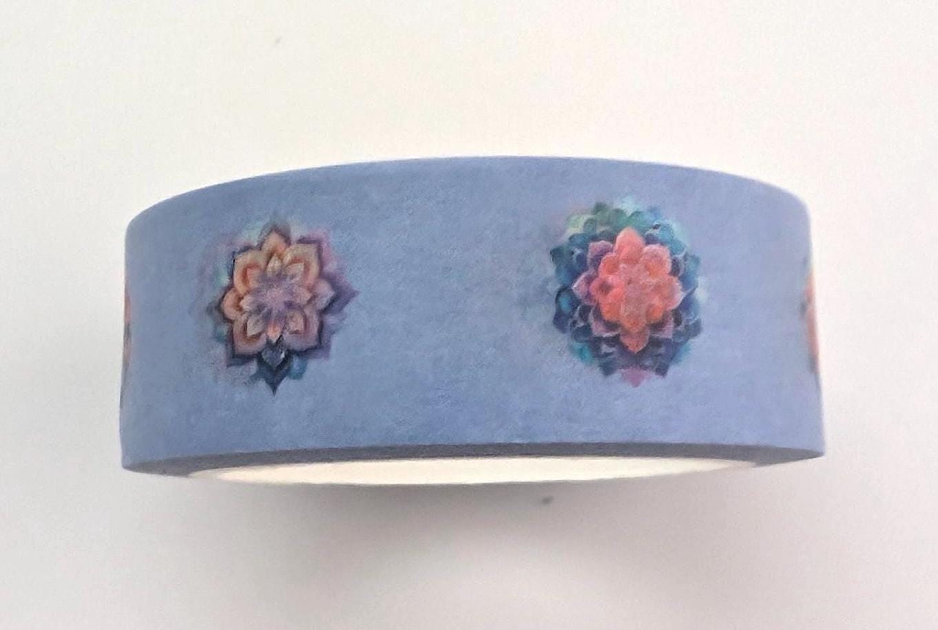 Mandala Washi Tape, Decorative Paper Tape, 15mm