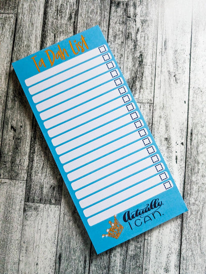 Ta Dah Actually I can To Do List notepad, List pad