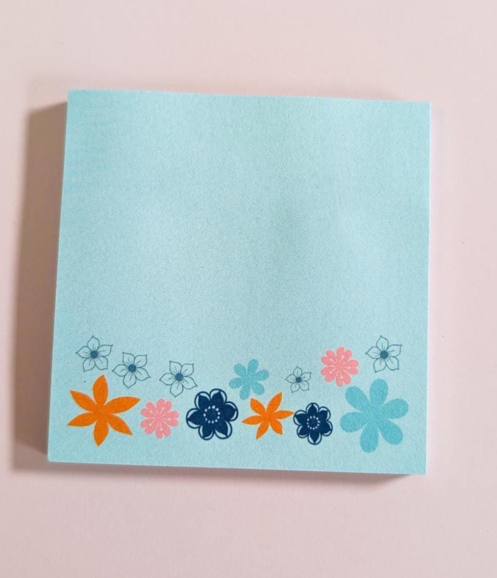 Bold Floral sticky notes