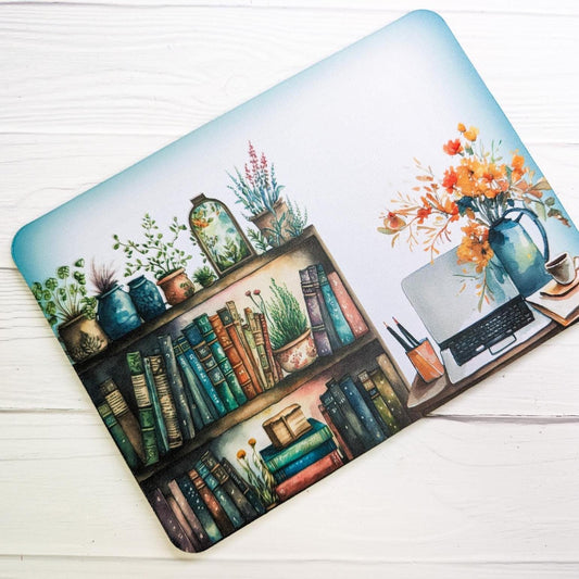 Cosy Book Nook Mouse Mat, mousepad