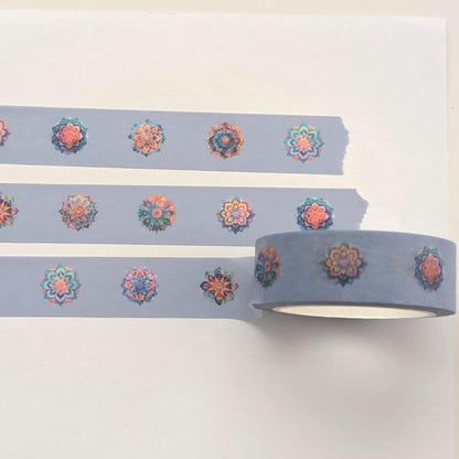 Mandala Washi Tape, Decorative Paper Tape, 15mm