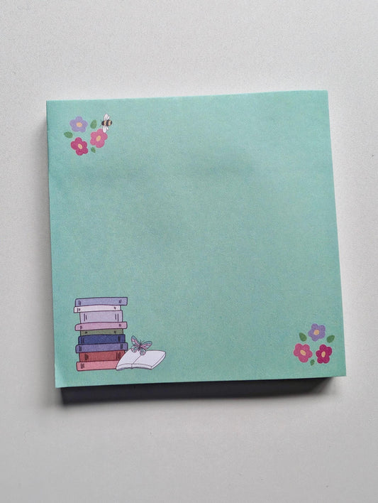 Spring Reading Sticky Notes Pad