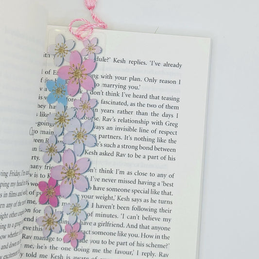 Spring Floral Acrylic Bookmark