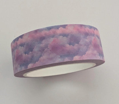 Pastel Clouds Washi Tape, Decorative Paper Tape