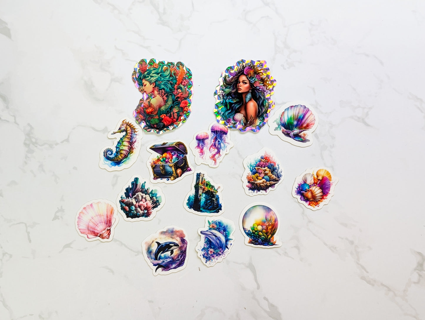 FantaSea Sticker Pack - 14 Die Cut Stickers, various sizes