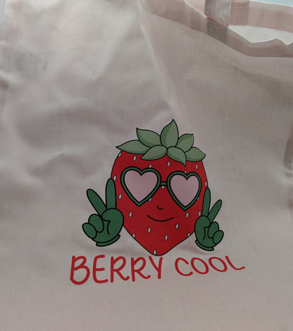 Berry Cool tote cotton tote bag