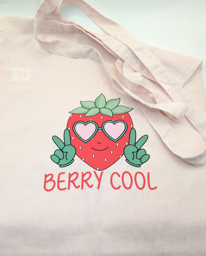 Berry Cool tote cotton tote bag