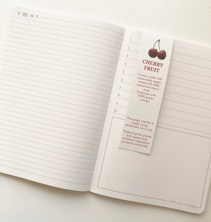 Recycled Paper Notebook, Succeed, VENT for Change