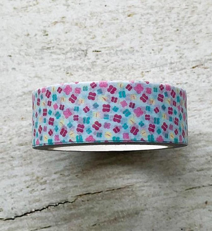 Butterfly Floral Washi Tape, Decorative Paper Tape, 15mm