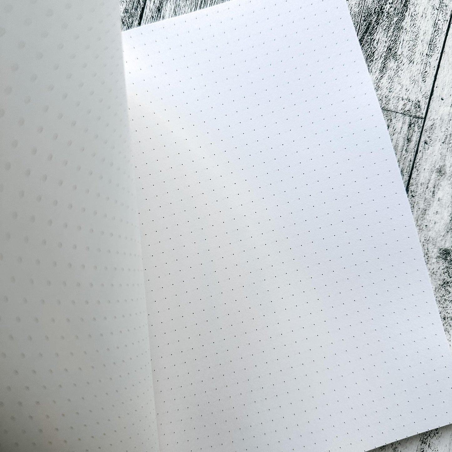 Bold Floral A5 Notebook, Dot grid notebook