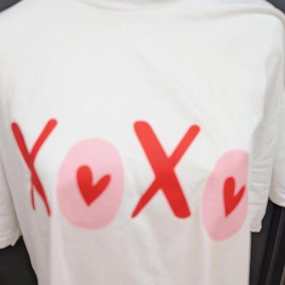 XOXO T-Shirt, white graphic tee, cotton t shirt