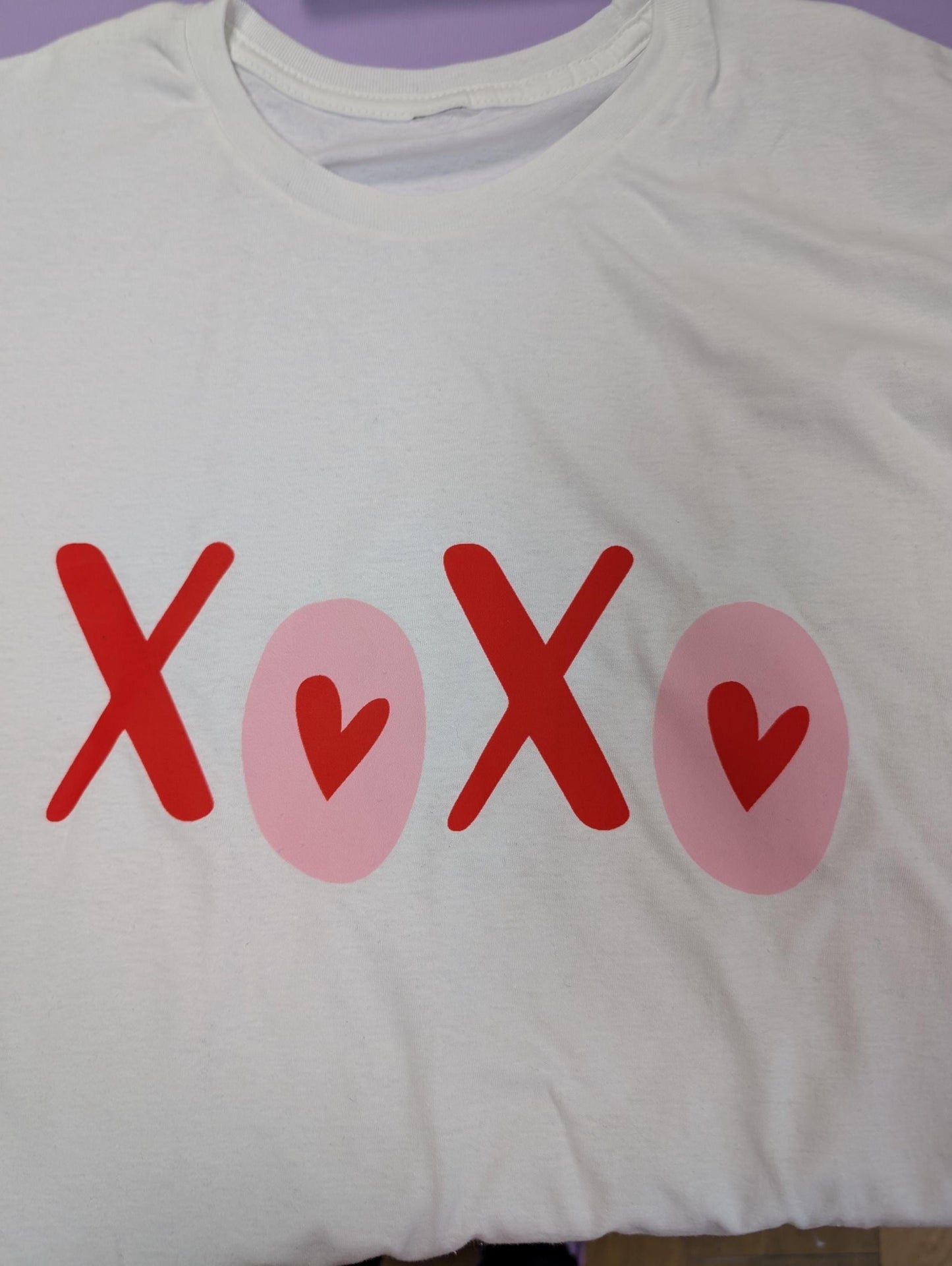 XOXO T-Shirt, white graphic tee, cotton t shirt