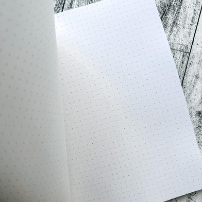 Wild Berry A5 Notebook, Dot grid notebook