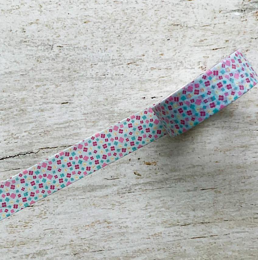 Butterfly Floral Washi Tape, Decorative Paper Tape, 15mm