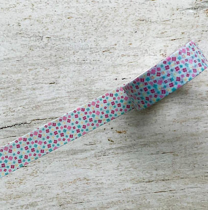 Butterfly Floral Washi Tape, Decorative Paper Tape, 15mm