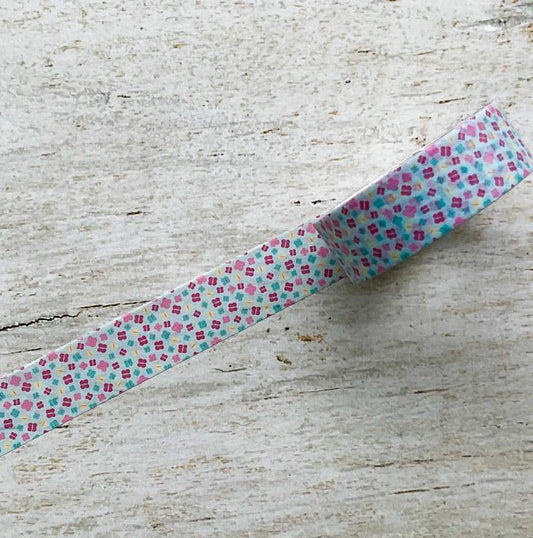 Butterfly Floral Washi Tape, Decorative Paper Tape, 15mm