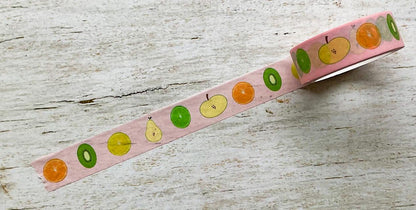 Fruit Salad Washi Tape, 15mm Decorative Paper Tape