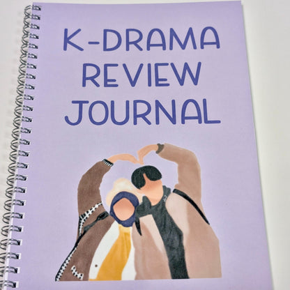 K Drama Review Journal, handmade journal