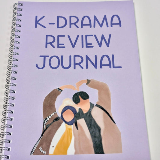 K Drama Review Journal, handmade journal