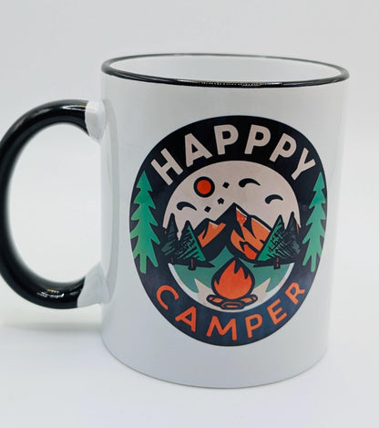 Happy Camper Mug, 11oz Ceramic Mug