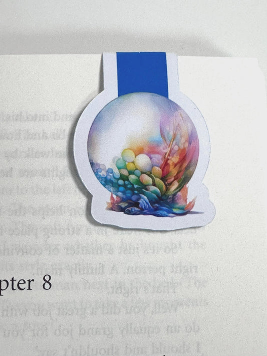 Under The Sea Bubble Bookmark, magnetic bookmark