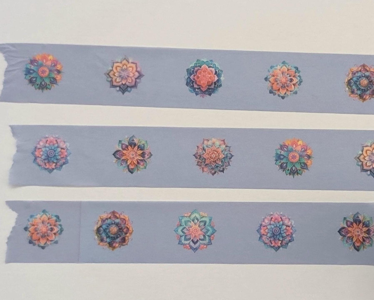 Mandala Washi Tape, Decorative Paper Tape, 15mm