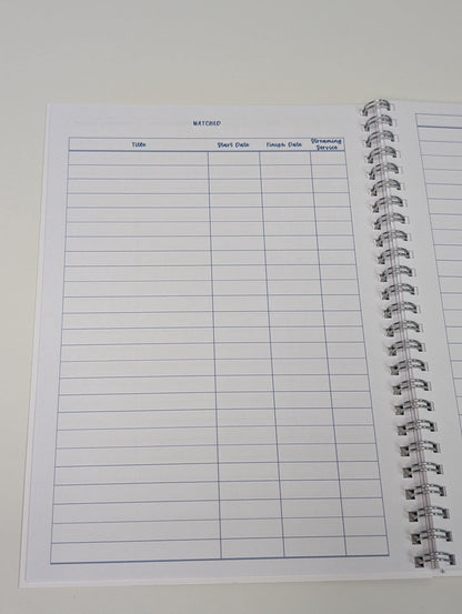 K Drama Review Journal, handmade journal