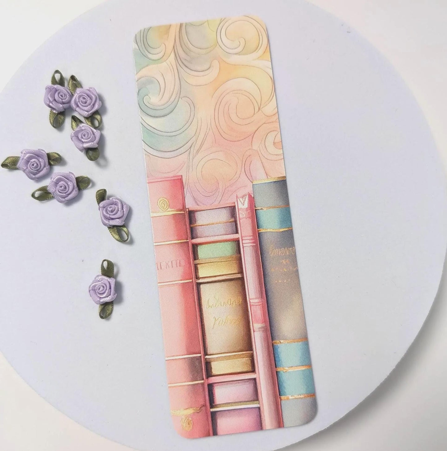 Pastel Bookshelf Bookmark, page marker