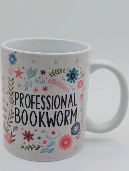 Professional Bookworm Mug, 11oz ceramic mug