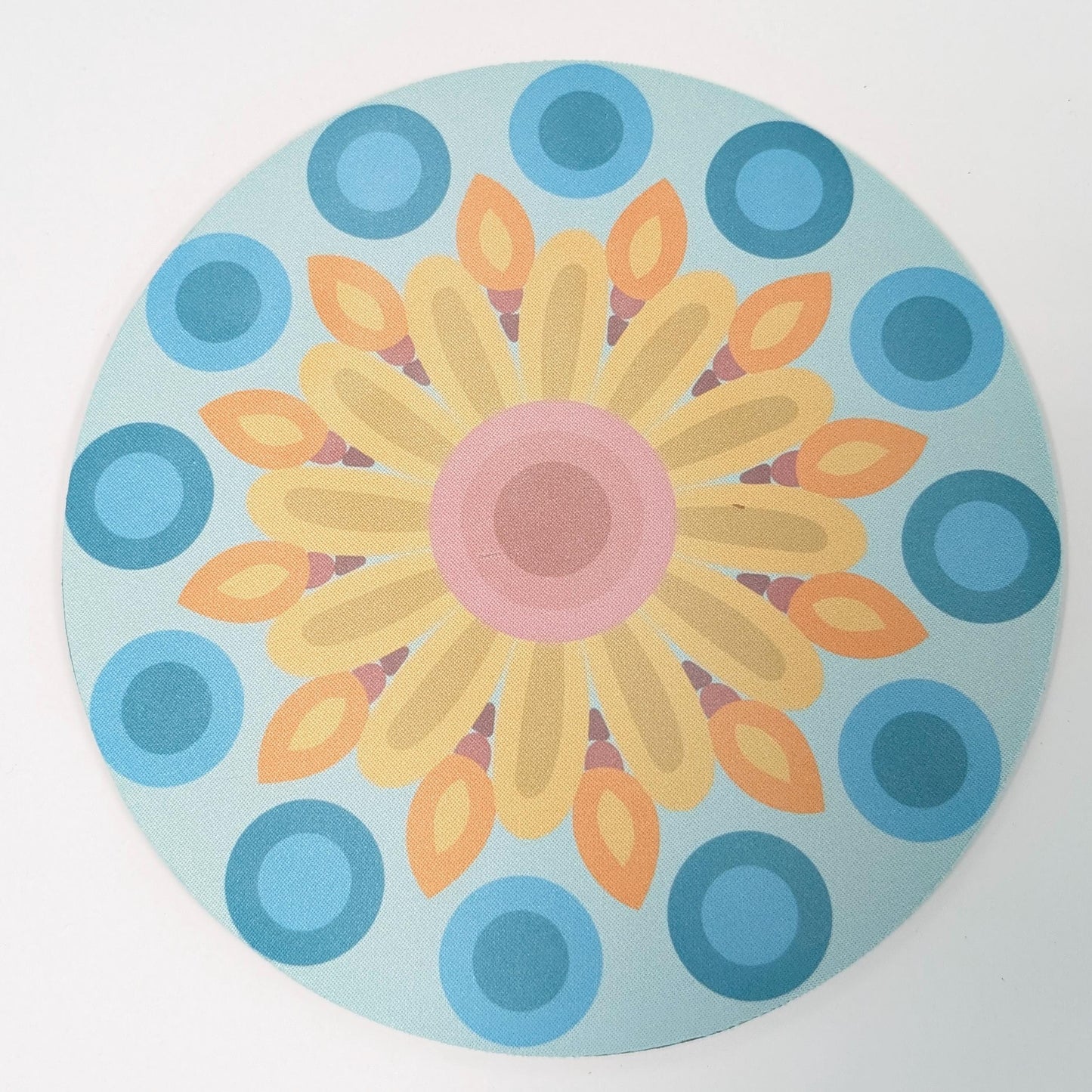 Rangoli circular mousemat, round mousepad