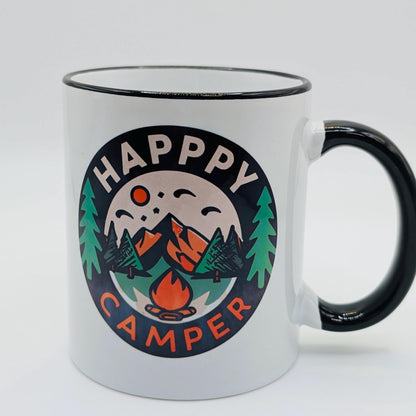 Happy Camper Mug, 11oz Ceramic Mug