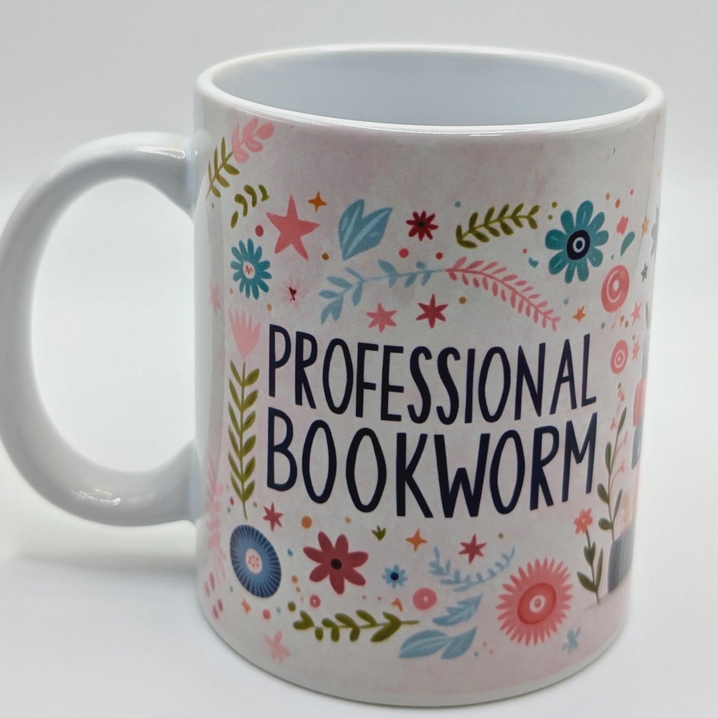 Professional Bookworm Mug, 11oz ceramic mug