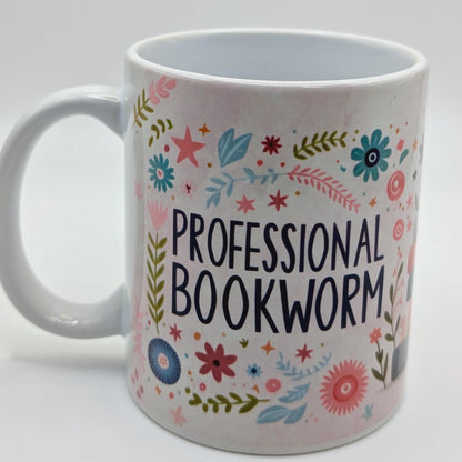 Professional Bookworm Mug, 11oz ceramic mug