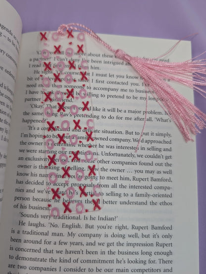 XOXO Bookmark, acrylic bookmark