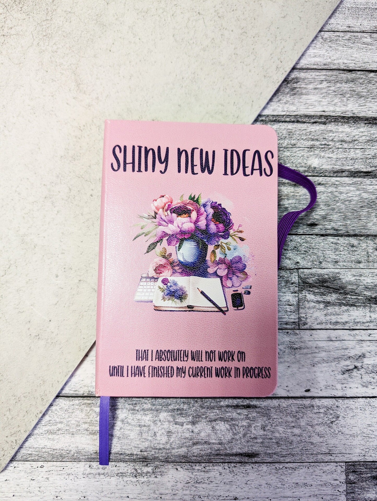 Shiny New Ideas A6 lined notebook