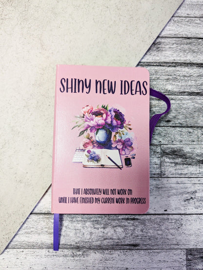 Shiny New Ideas A6 lined notebook