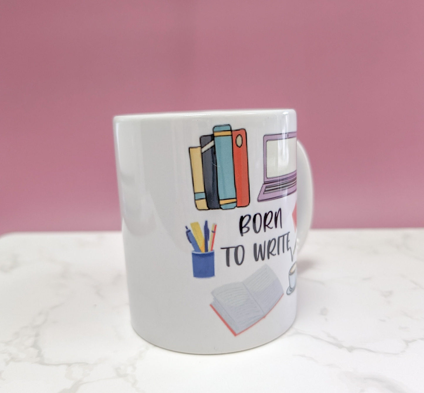 Born to Write Mug, 11oz ceramic mug