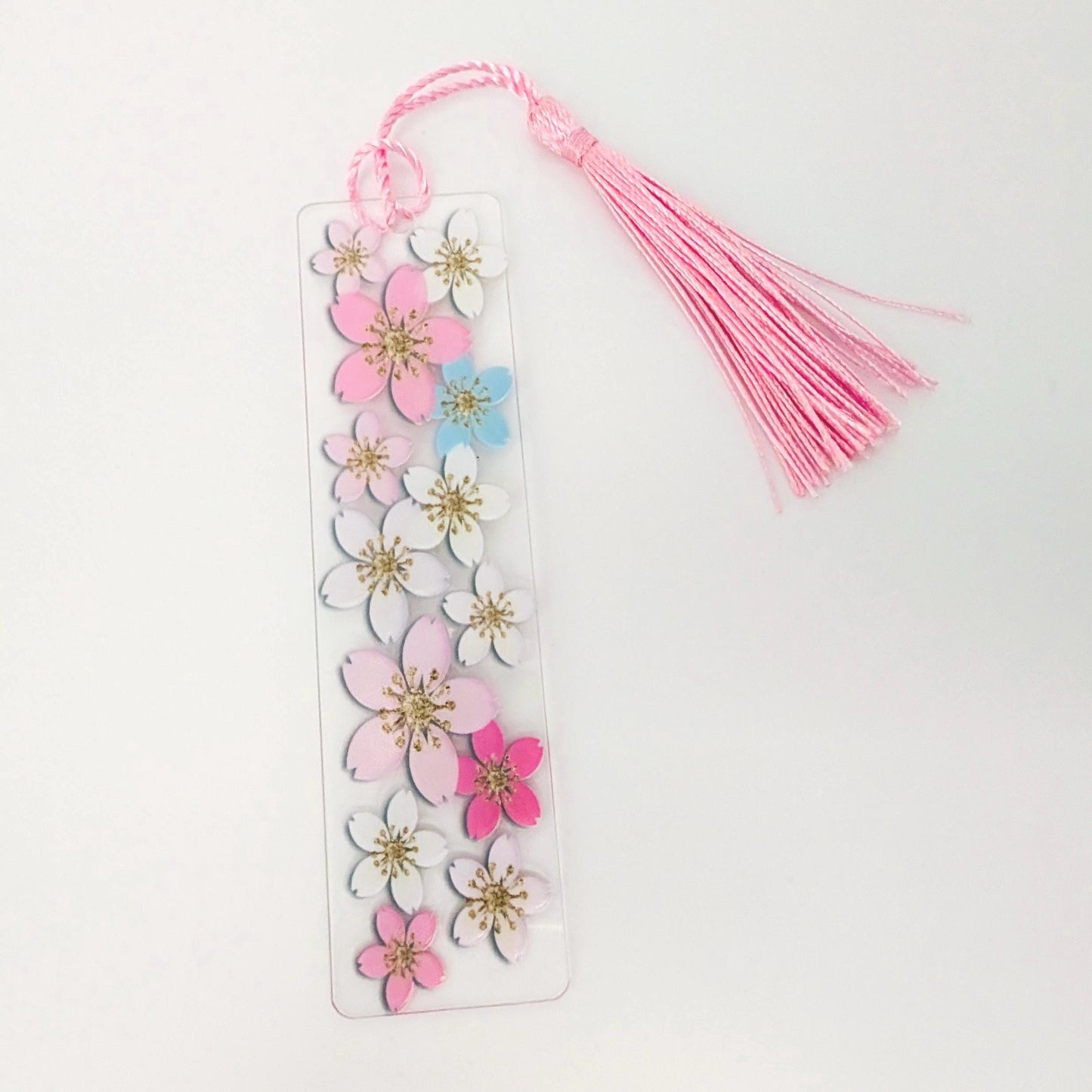 Spring Floral Acrylic Bookmark