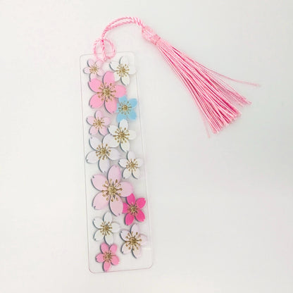 Spring Floral Acrylic Bookmark