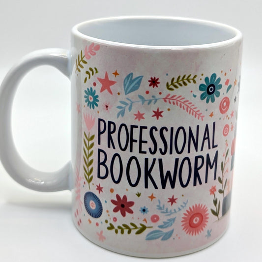 Professional Bookworm Mug, 11oz ceramic mug