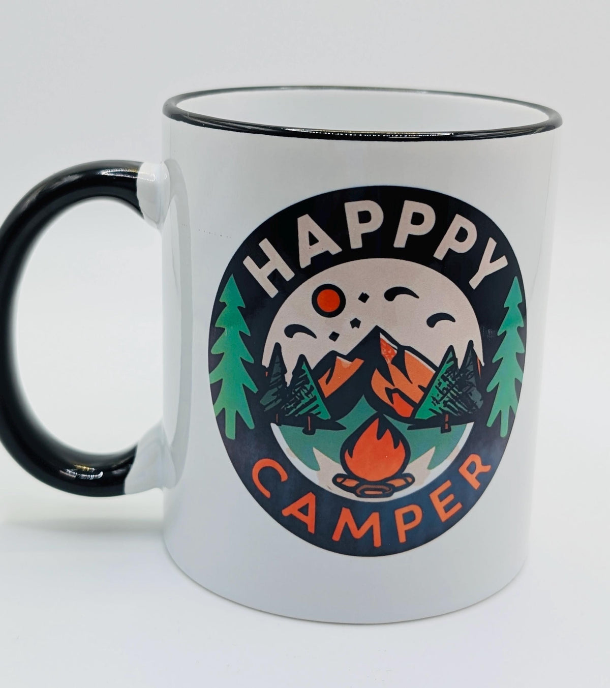 Happy Camper Mug, 11oz Ceramic Mug __etsy:6522191975
