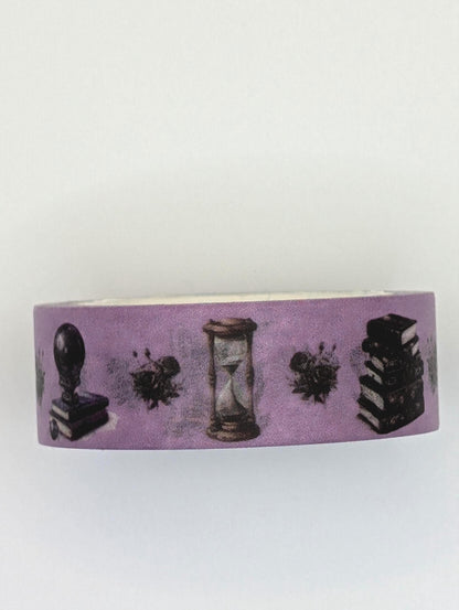 Gothic Paranormal Washi Tape, Book Lovers Decorative Tape