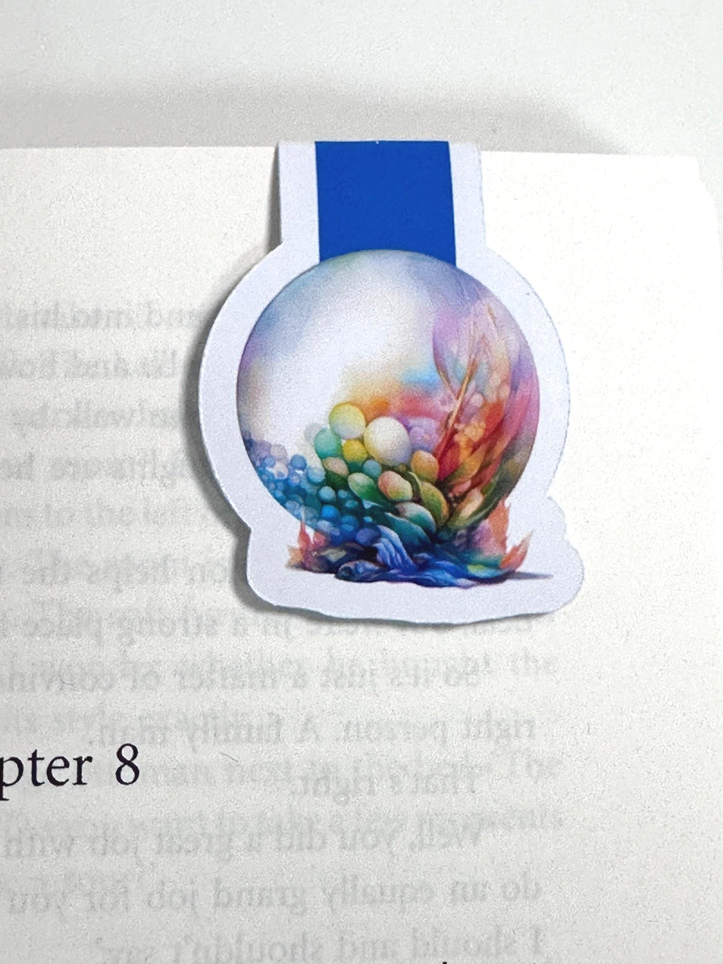 Under The Sea Bubble Bookmark, magnetic bookmark