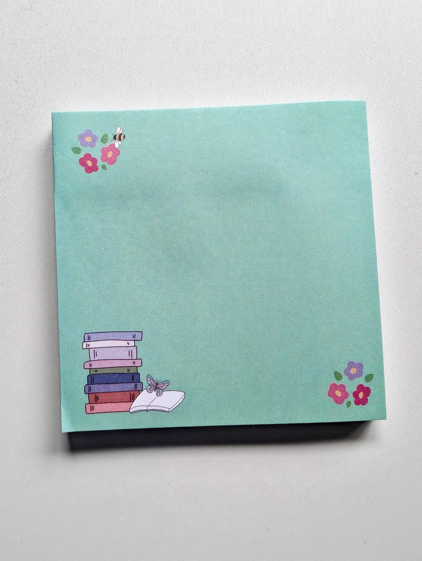 Spring Reading Sticky Notes Pad