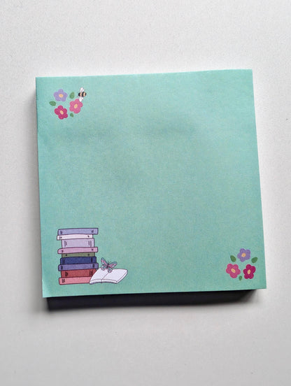 Spring Reading Sticky Notes Pad